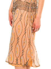 1920s Beaded Flapper Era Dress