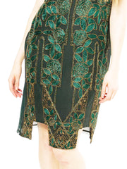 1920s Beaded And Embroidered Silk Dress