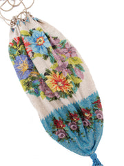 1880s Museum Floral Full Glass-beading Design