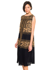 1920 Exqusite Tambour Embroiderd Dress