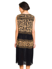 1920 Exqusite Tambour Embroiderd Dress