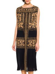 1920 Exqusite Tambour Embroiderd Dress