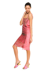 1920s Art Deco Silver Lamé Lace Dress