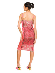 1920s Art Deco Silver Lamé Lace Dress