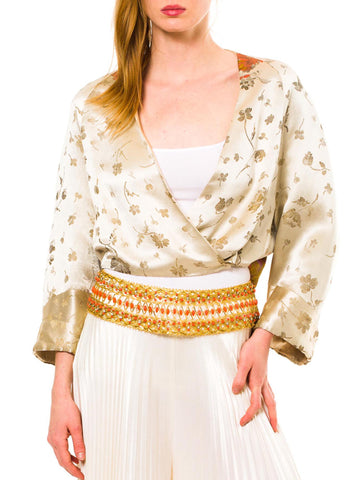 1920s Lamé And Silk Jacket